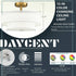 Modern LED Living Room Ceiling Lights Drum Shade, Color-Selectable